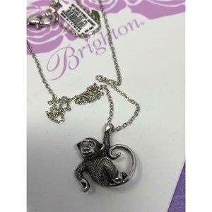 Brighton Monkeying Around necklace  18-20"  too cute!! NWT